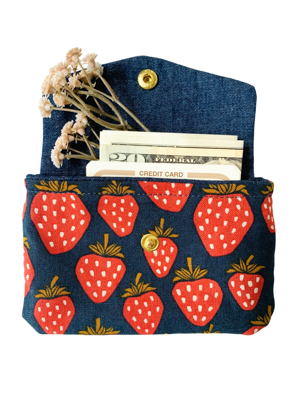 Strawberry Card Holder Wallet