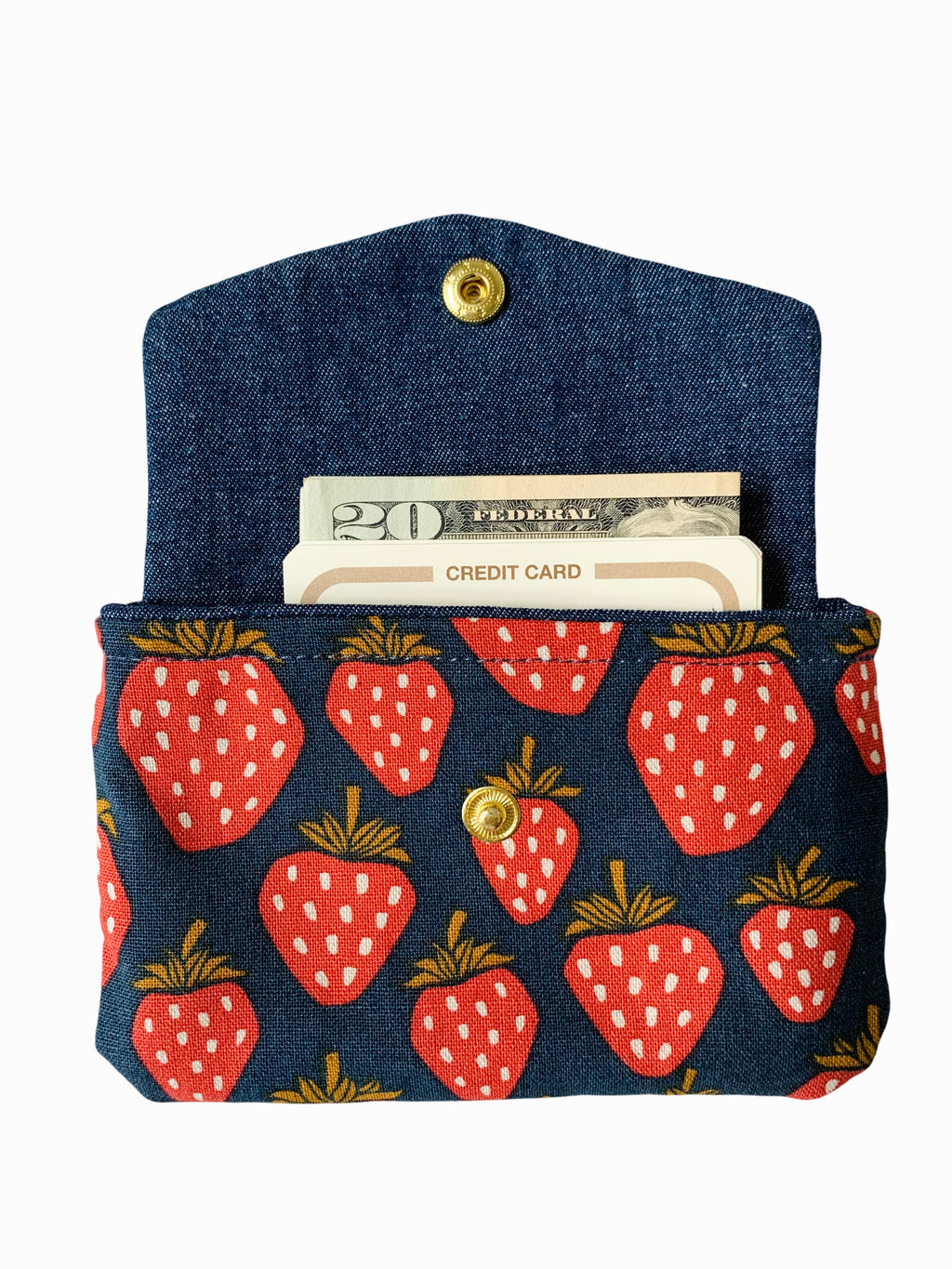 Strawberry Card Holder Wallet