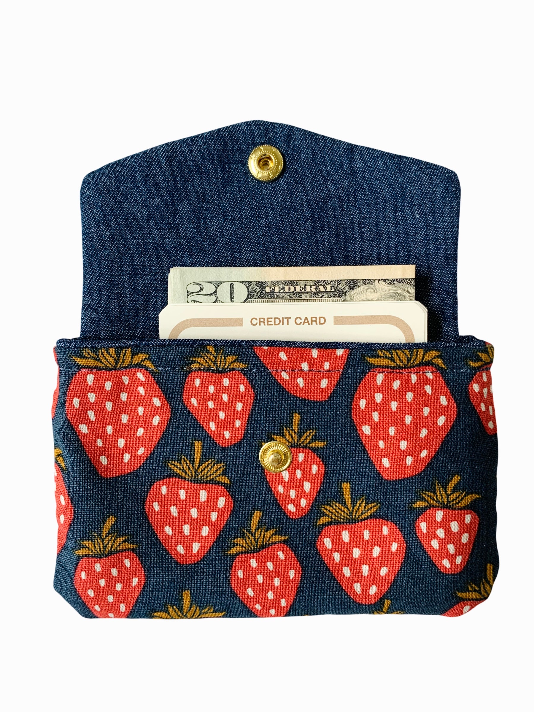 Strawberry Card Holder Wallet
