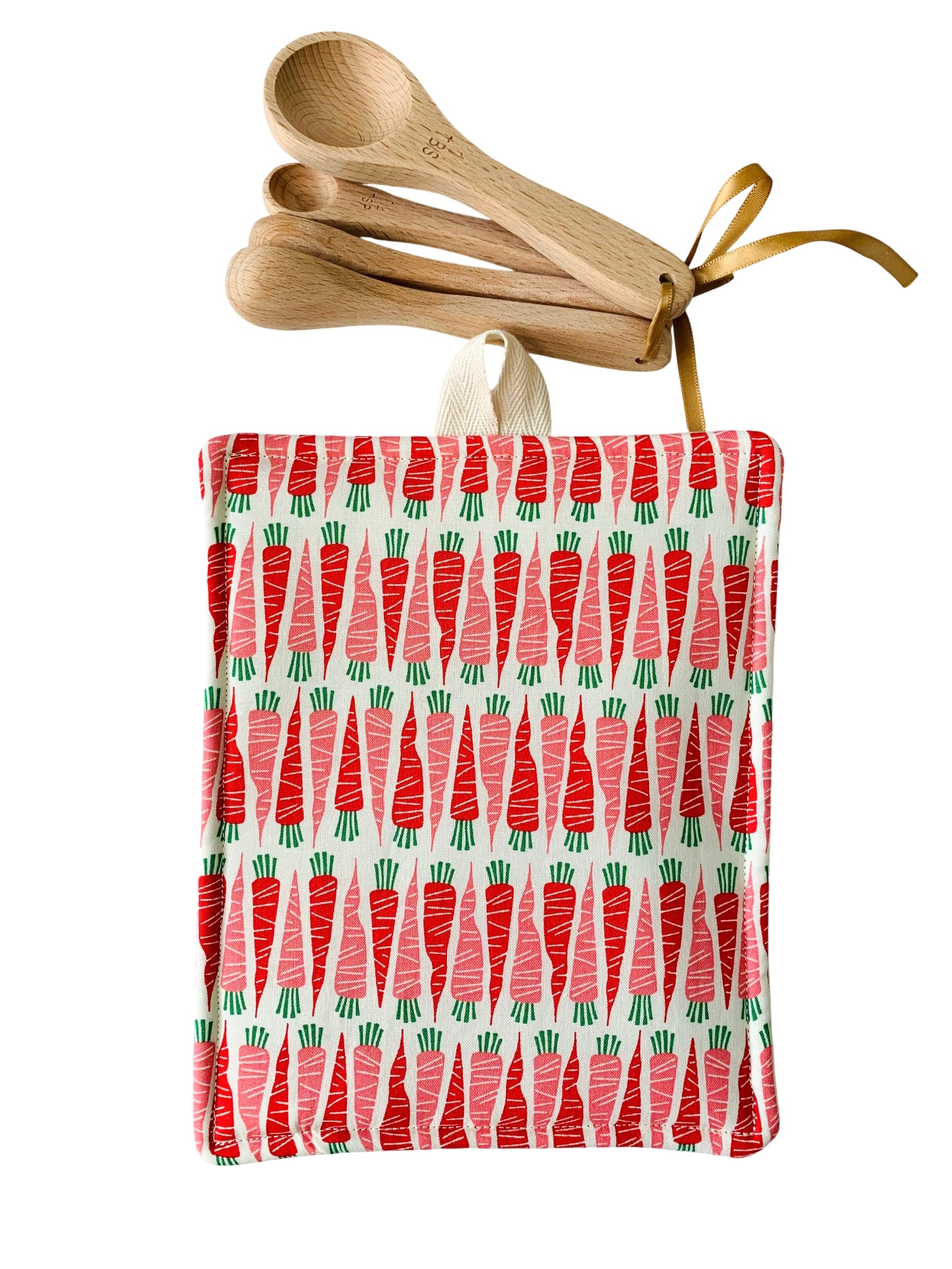 Carrot Veggie Potholder, Farmhouse Trivet, Collector Gift, Rare Find, Modern Cottage, Handmade