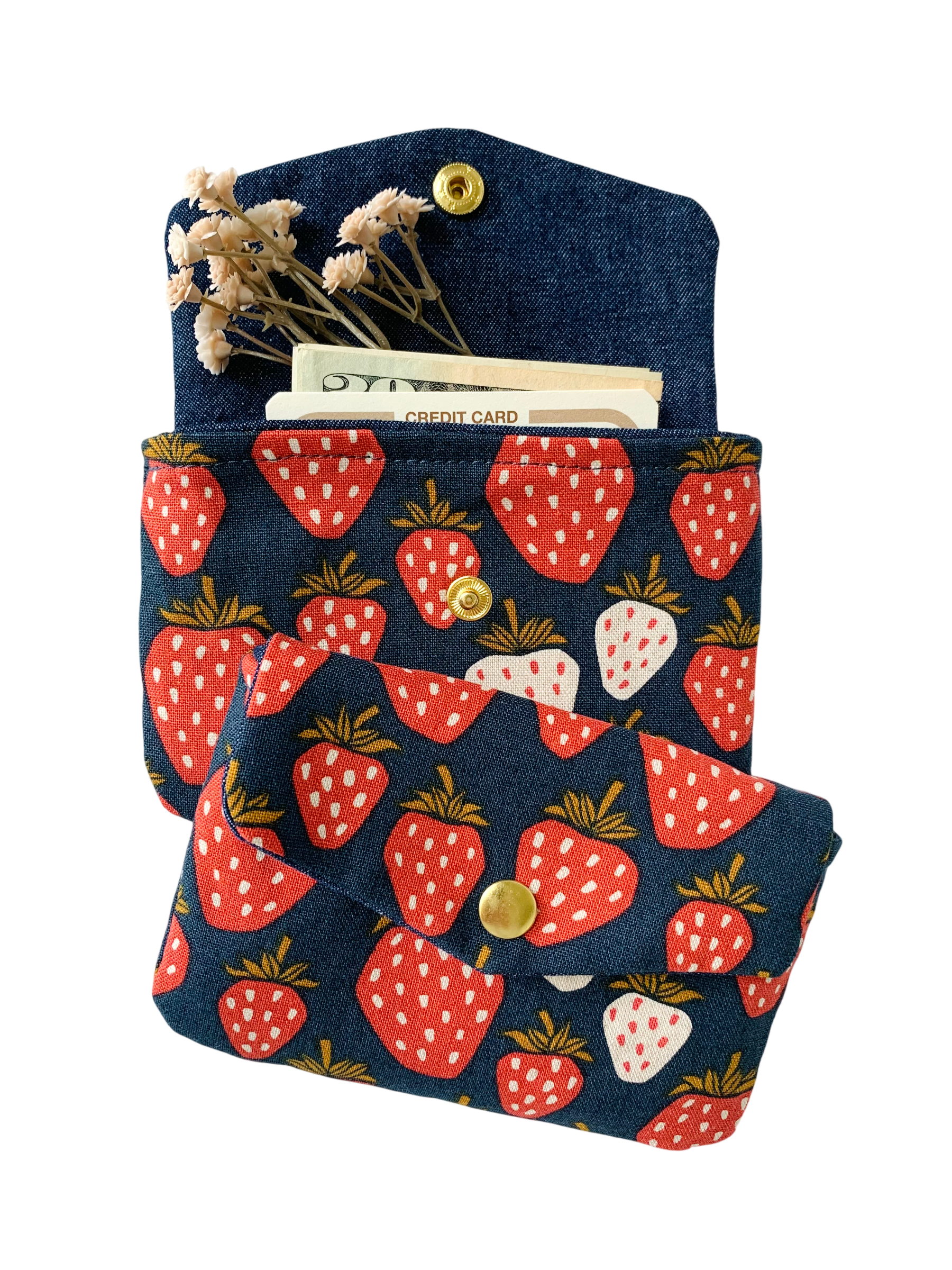 Strawberry Card Holder Wallet
