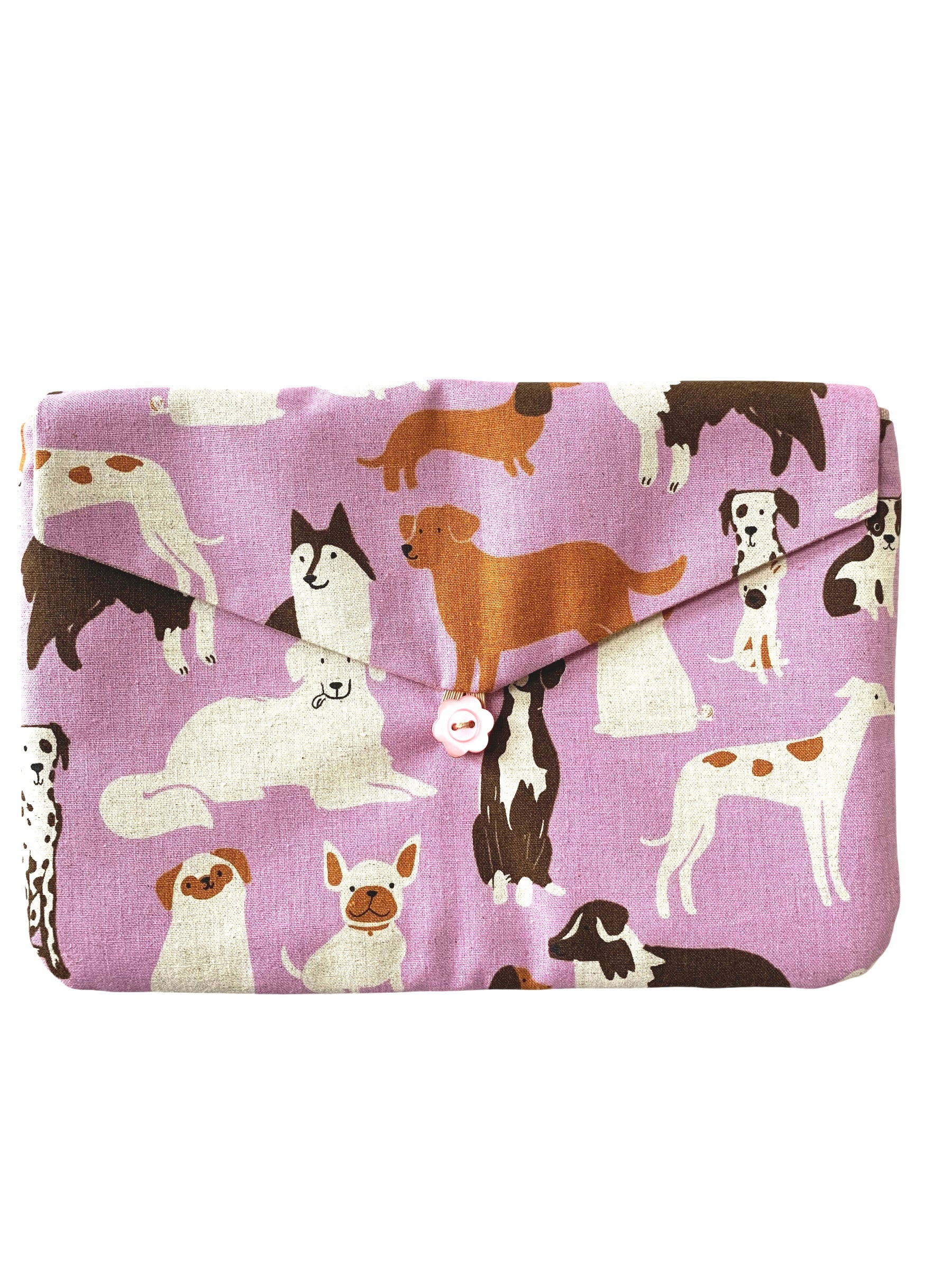Dog Print E-reader Case, Kindle Paperwhite Sleeve, Kindle Scribe Case, Kobo Libra Cover, Pocketbook Case, Journal Sleeve