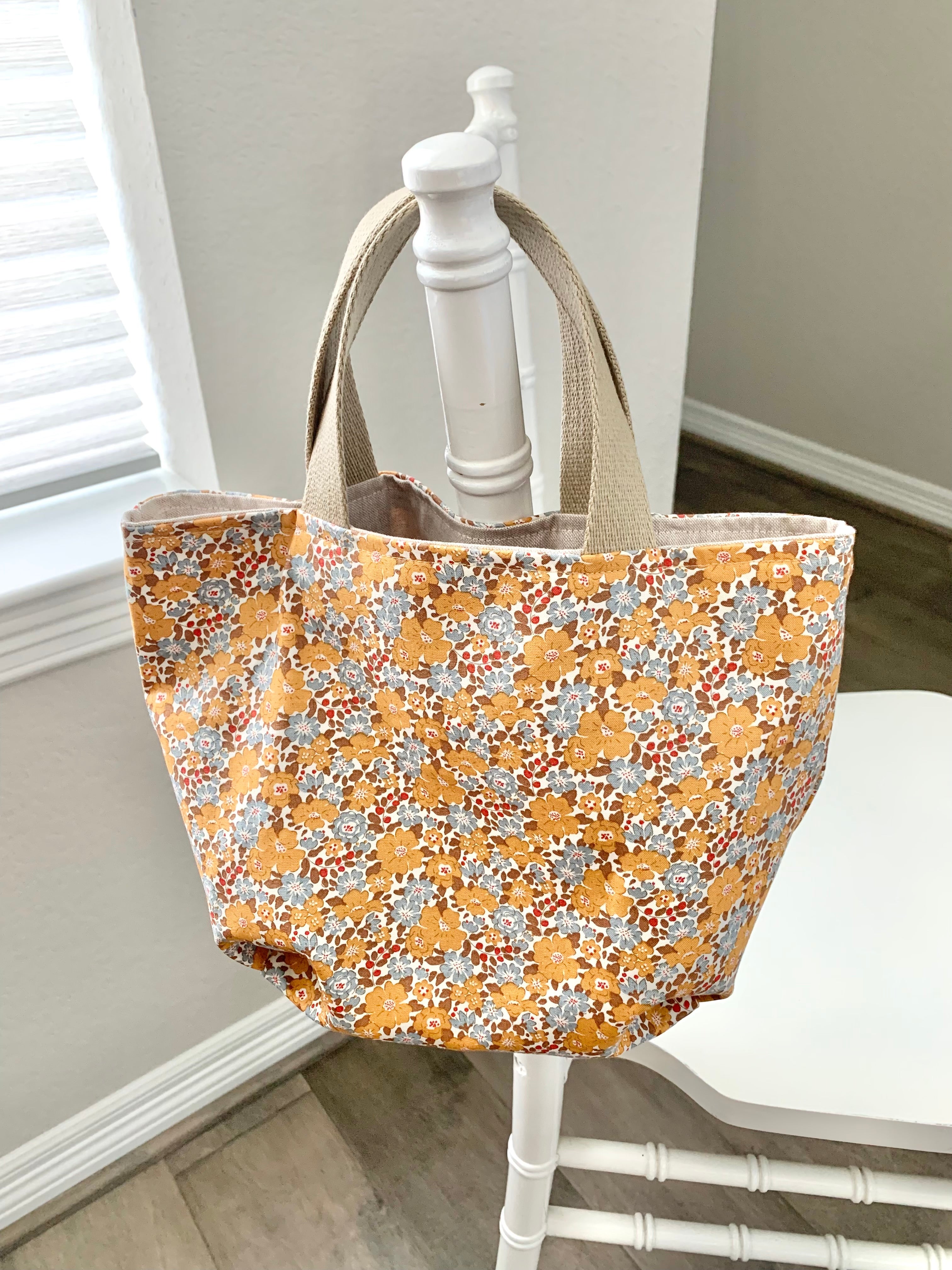 Riley Floral Mini Tote Bag