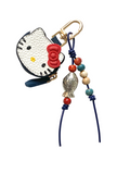 Lucky Cat and Fish Bag Charm