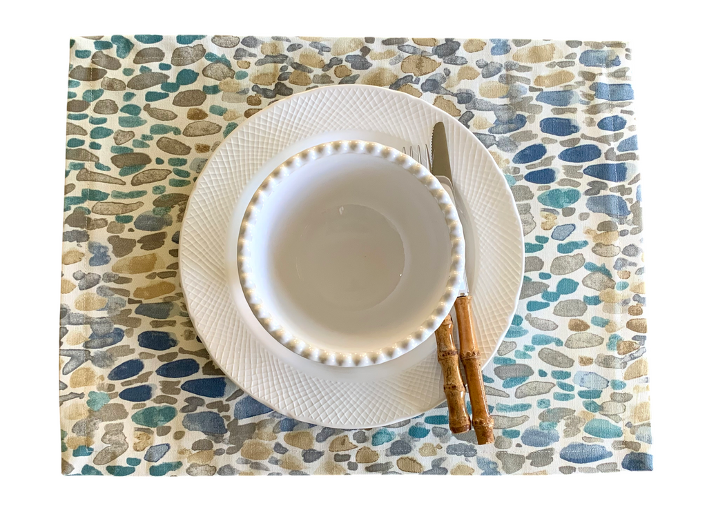 Ocean Pebble Coastal Placemats - Set of 4