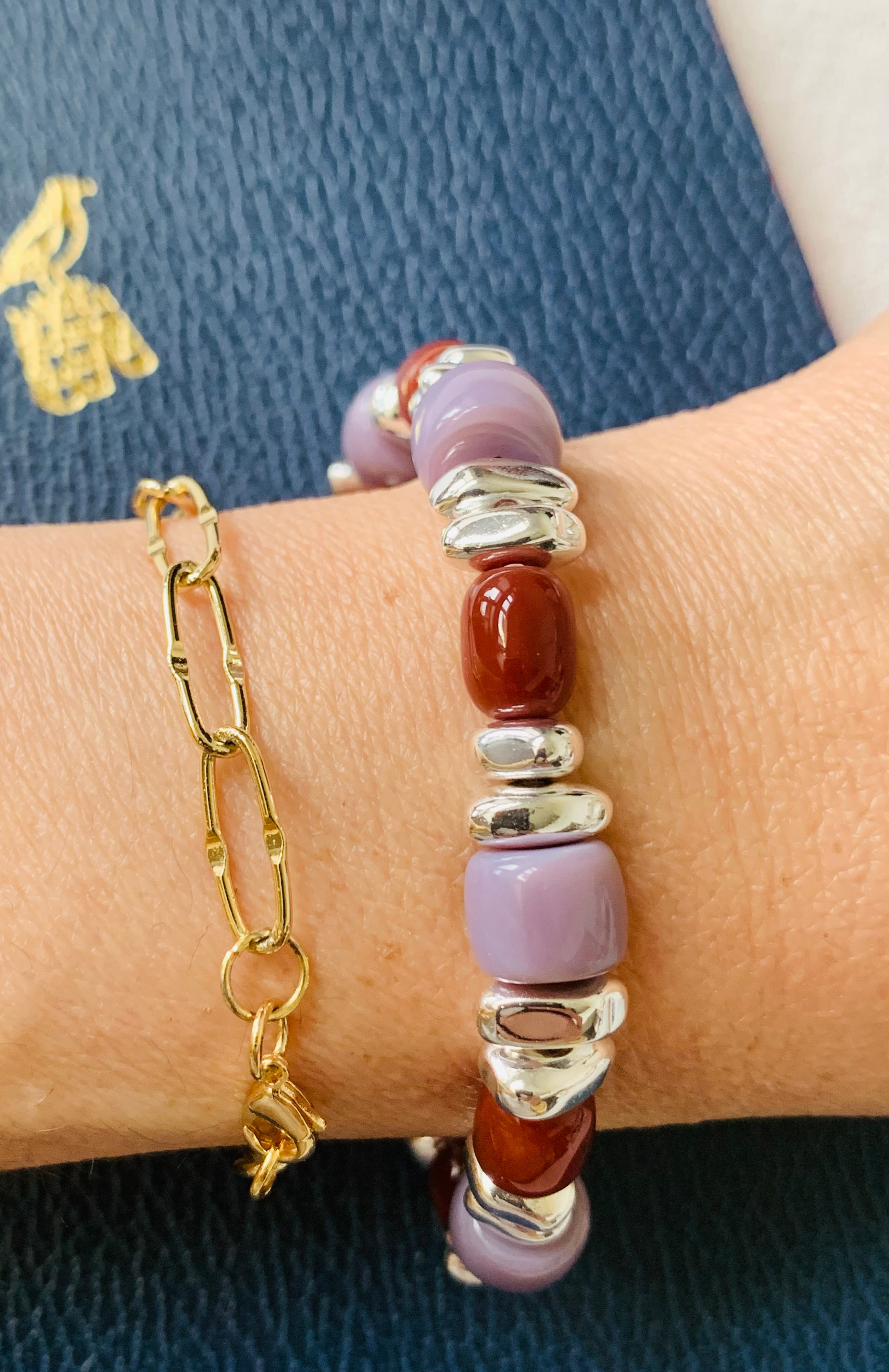 Smokey Lilac Bracelet
