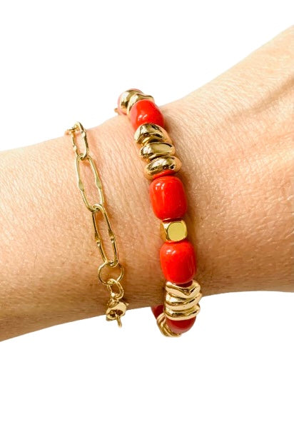Vibrant Red Bracelet