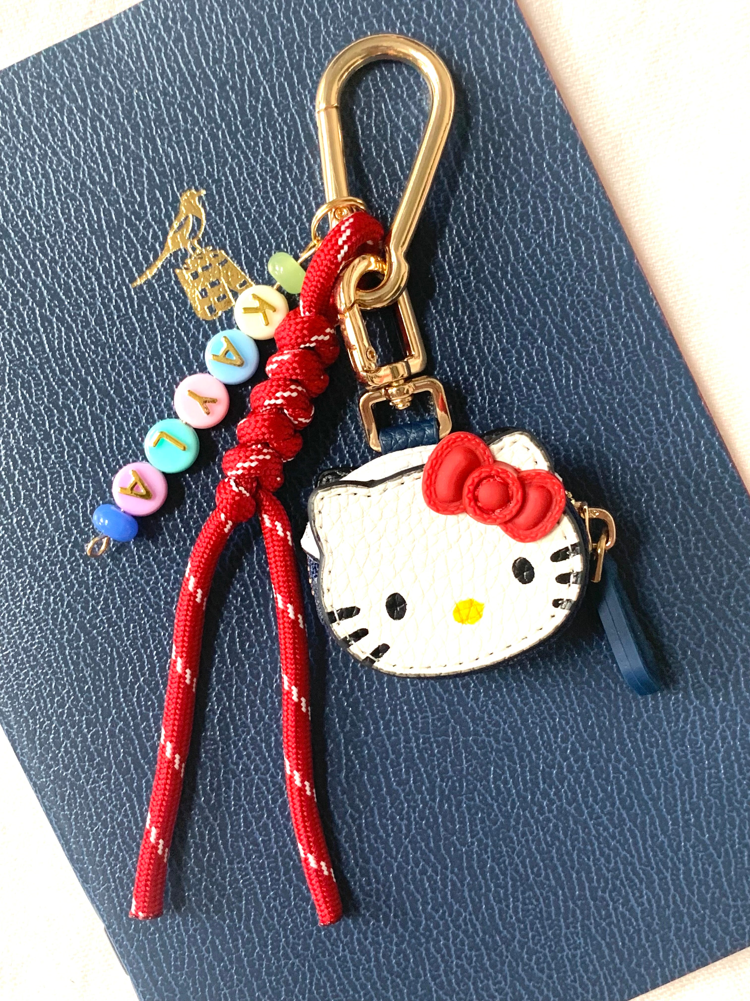 Cute Kitty Cat Bag Charm - Personalized Hello Kitty Mini Coin Purse