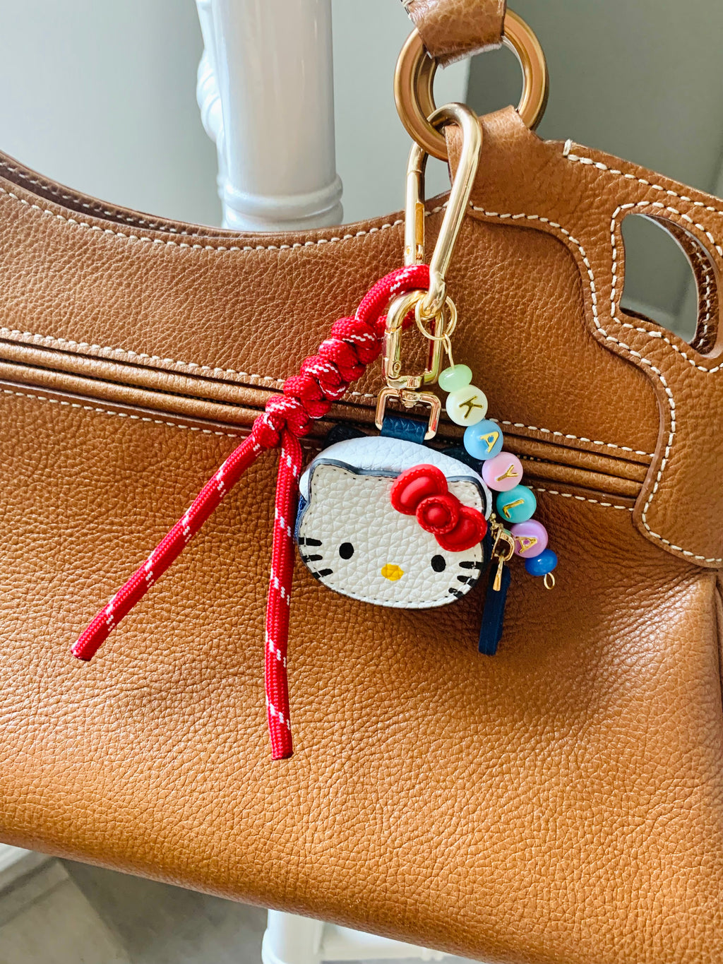 Cute Kitty Cat Bag Charm - Personalized Hello Kitty Mini Coin Purse