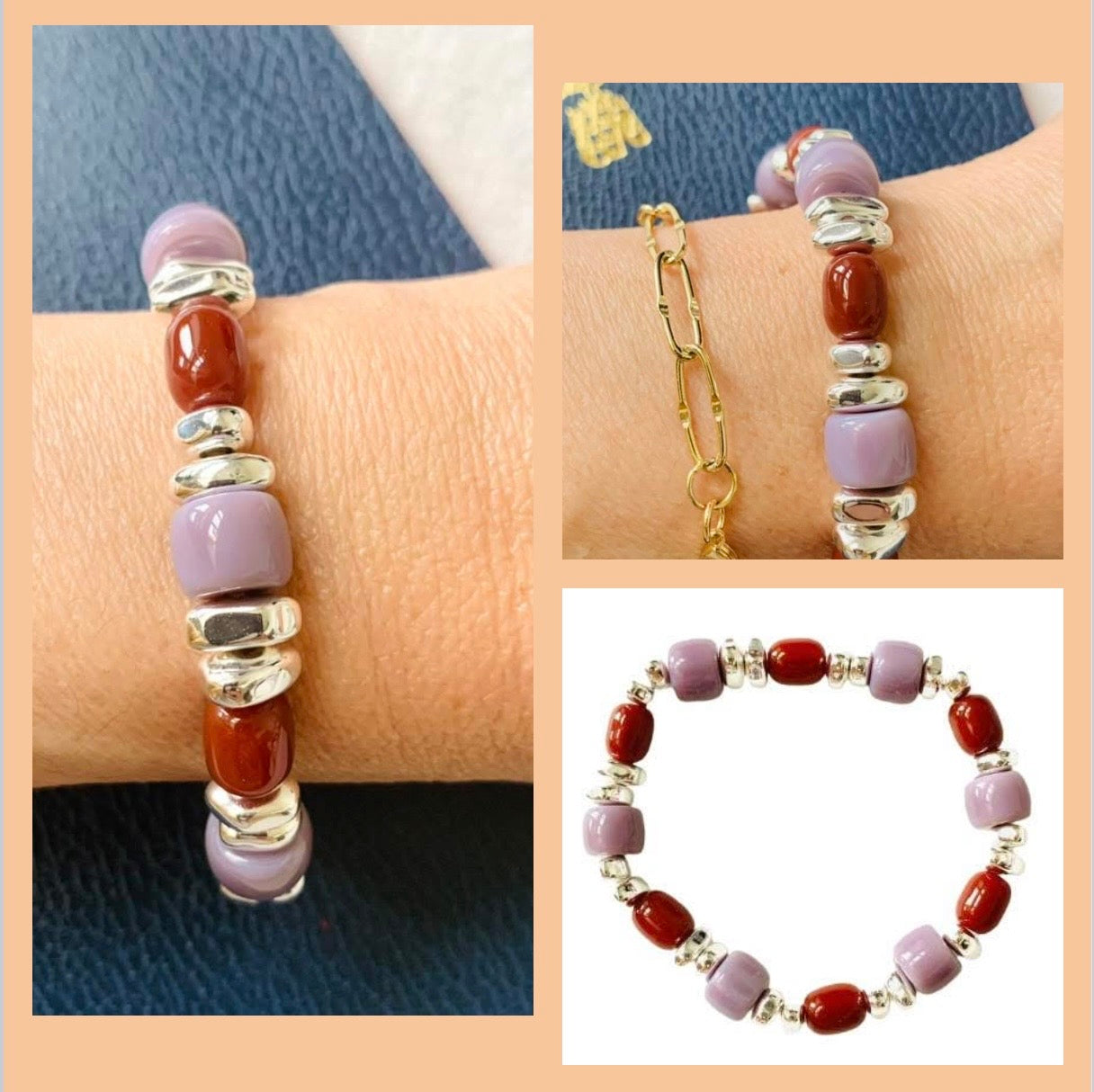 Smokey Lilac Bracelet