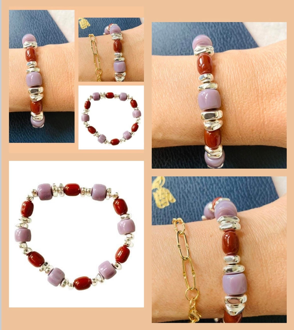 Smokey Lilac Bracelet