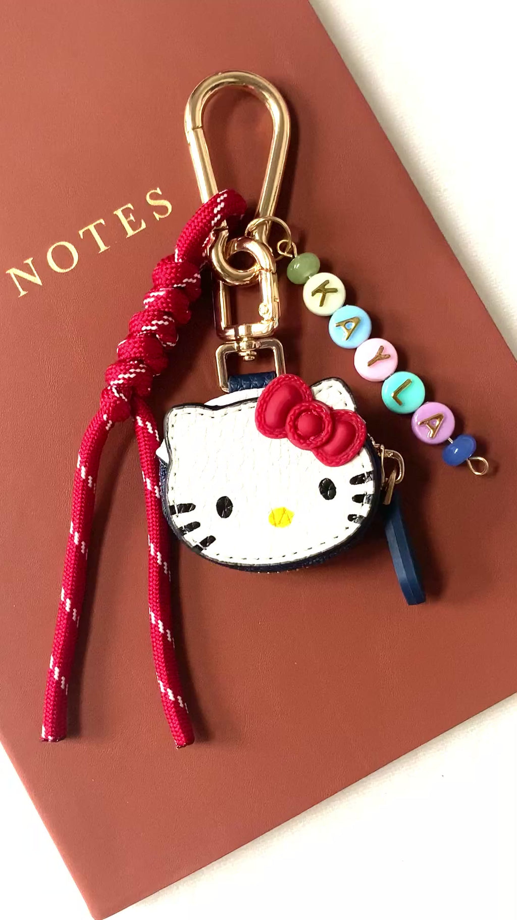 Cute Kitty Cat Bag Charm - Personalized Hello Kitty Mini Coin Purse